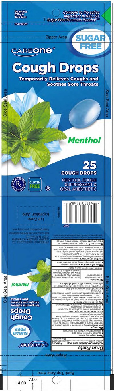Careone Sf Menthol 25ct 502180 6 16 2017tm